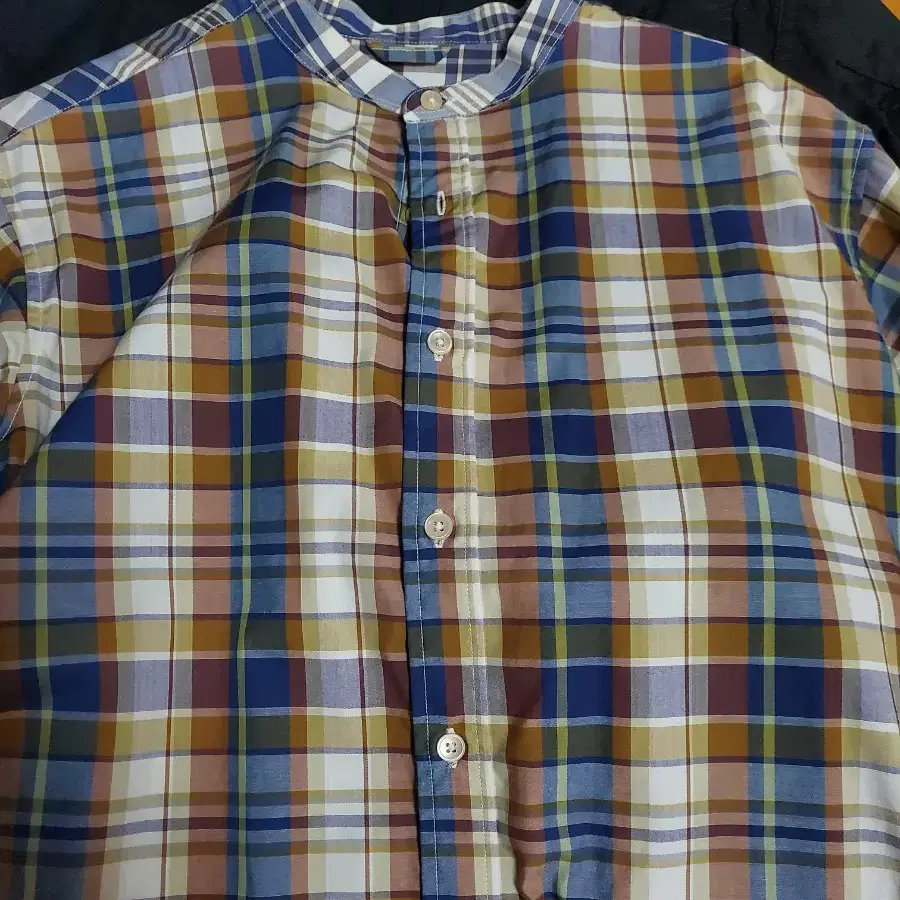 shirter(셔터) 19ss check mix shirt blue