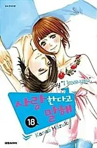 [만화책/중고]사랑한다고 말해 1~18권(완결)/무료배송