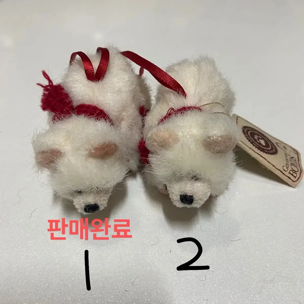 보이즈베어 쪼꼬미 백곰 빨간목도리