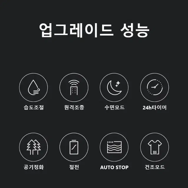 Eastcom 스마트 제습기 원격조종 리모컨 타이머