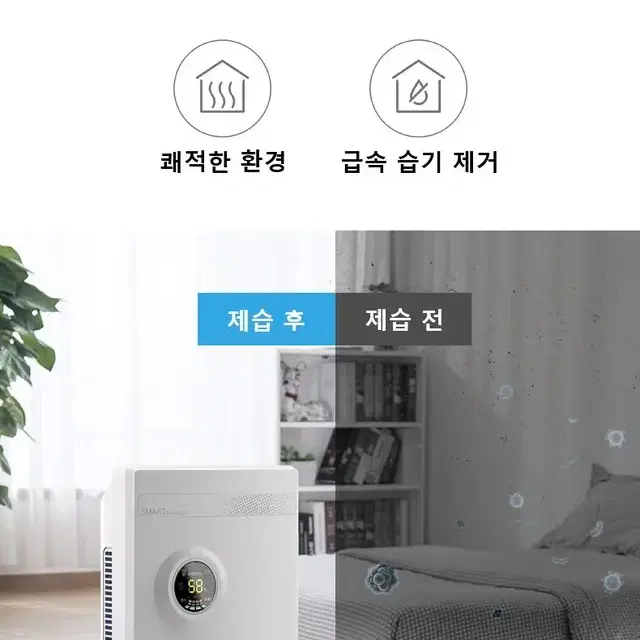 Eastcom 스마트 제습기 원격조종 리모컨 타이머