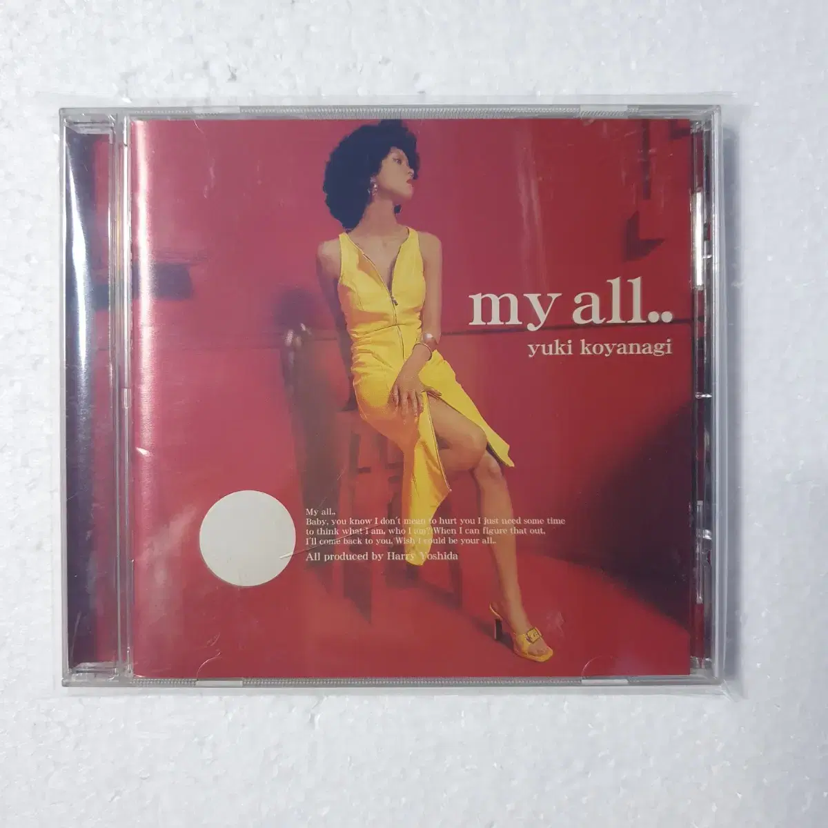 코야나기 유키 Koyanagi Yuki my all 일본 CD 중고