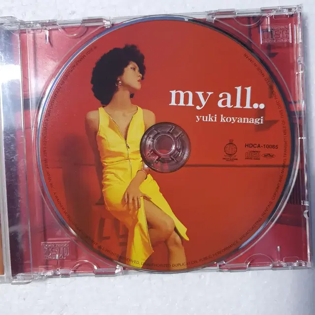 코야나기 유키 Koyanagi Yuki my all 일본 CD 중고