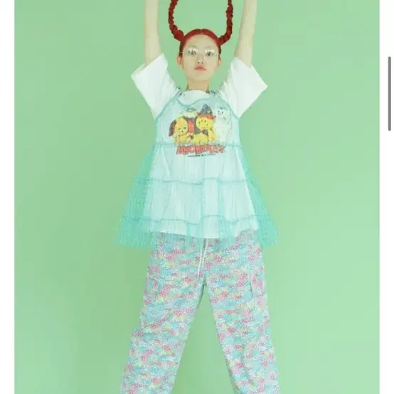 네온드럭 flower pants 플라워 팬츠 (조거 가능)