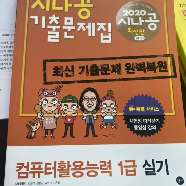 시나공 기출문제집 컴퓨터활용능력 1급 실기