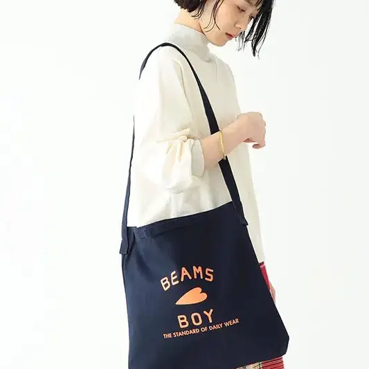 BEAMSBOY LOGO 2WAY TOTE BAG 빔즈보이 투웨이 토트백