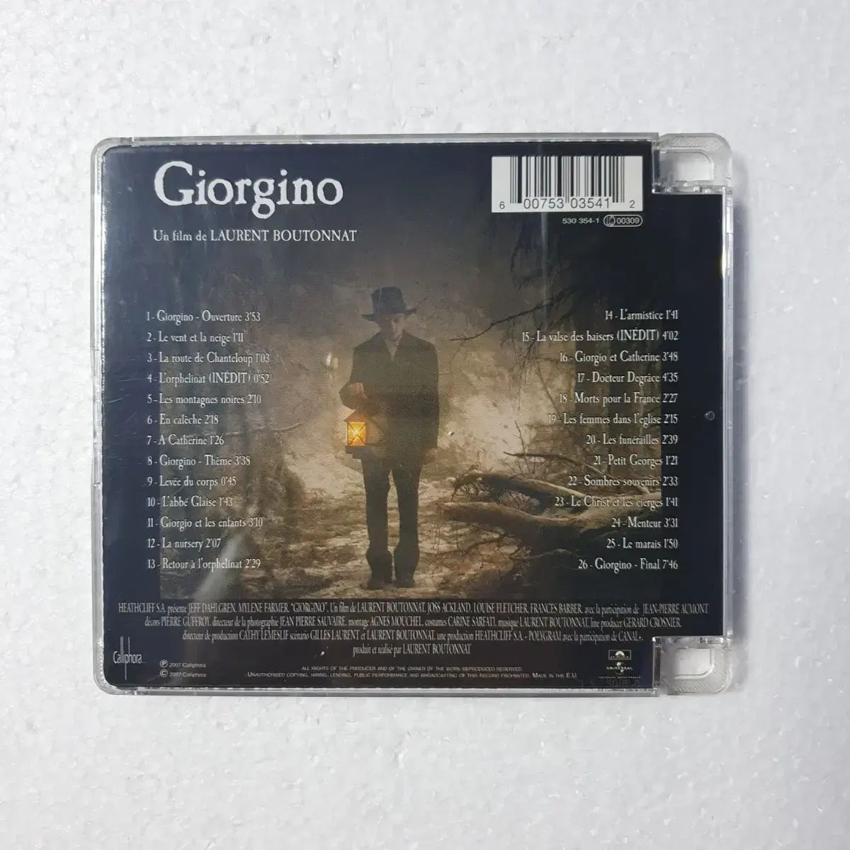 조르지노 Giorgino Mylene Farmer OST CD 중고