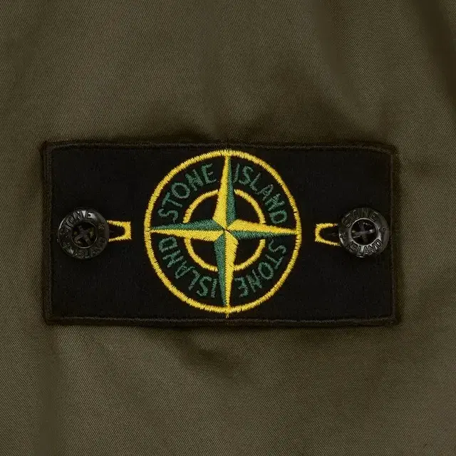 StoneIsland 스톤아일랜드 트윌 코튼 크루넥 오버셔츠 튜닉 올리브