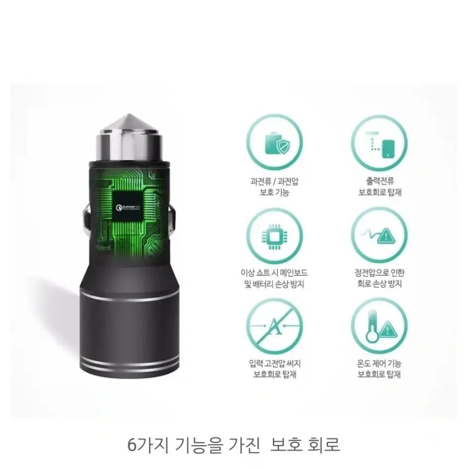 (무배송)차량용충전기/새상품/2대동시충전