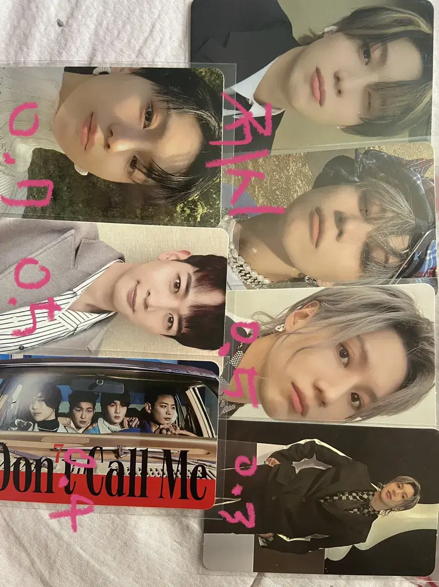 Shinee taemin minho Groups photocard wts 