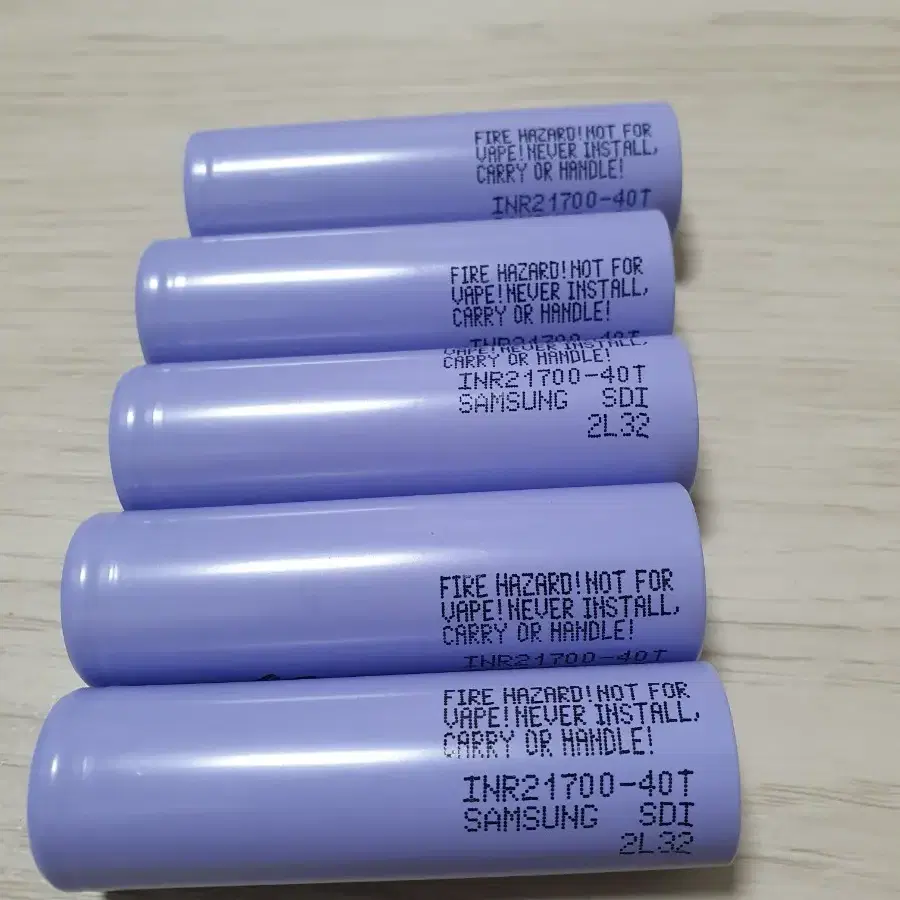 삼성SDI  INR 21700-40T 새상품, 정품 용량 4000mah