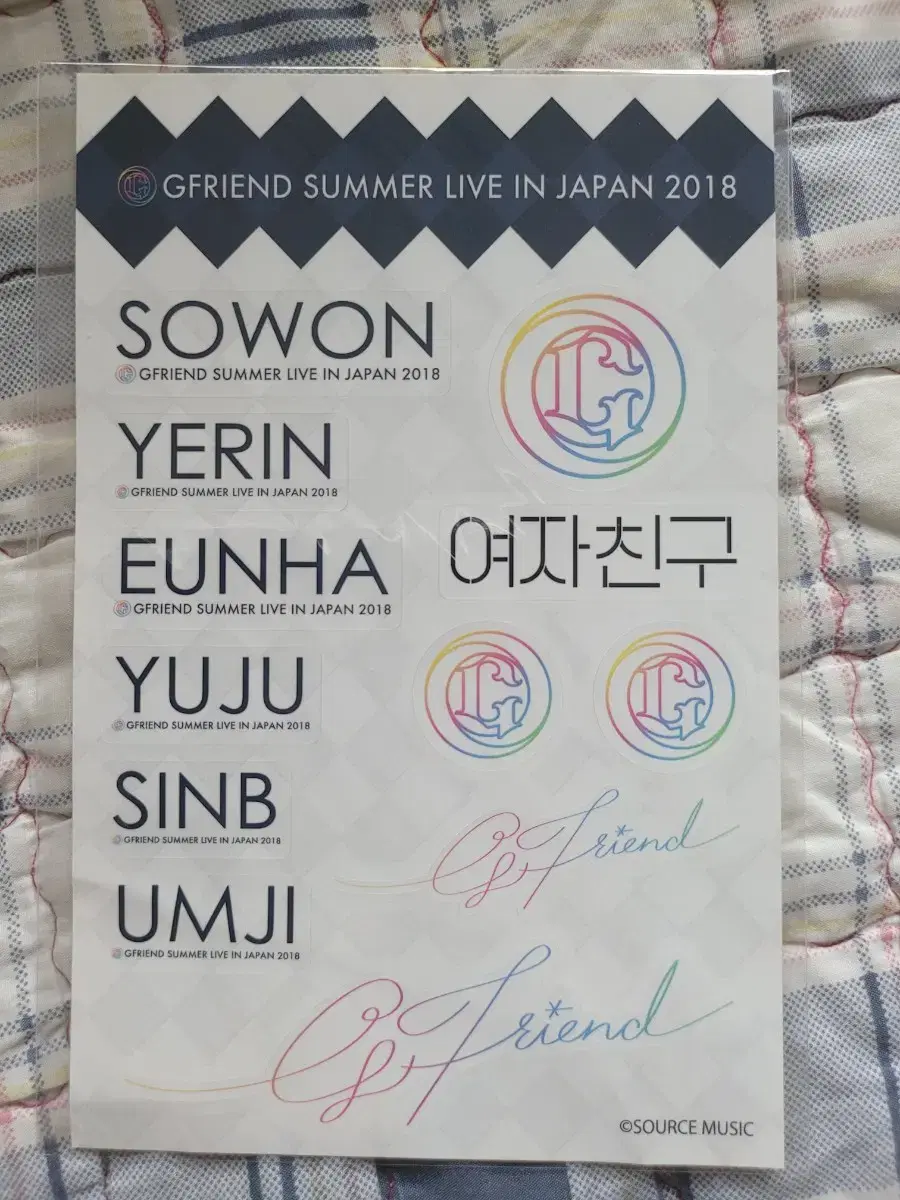 여자친구 일본 summer live in 2018 굿즈