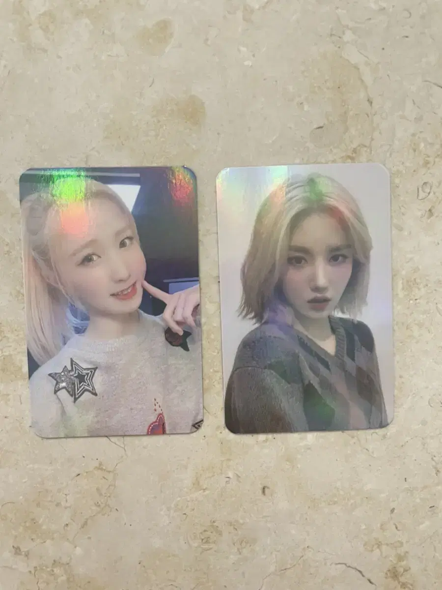 iz*one withdrama hologram photocard