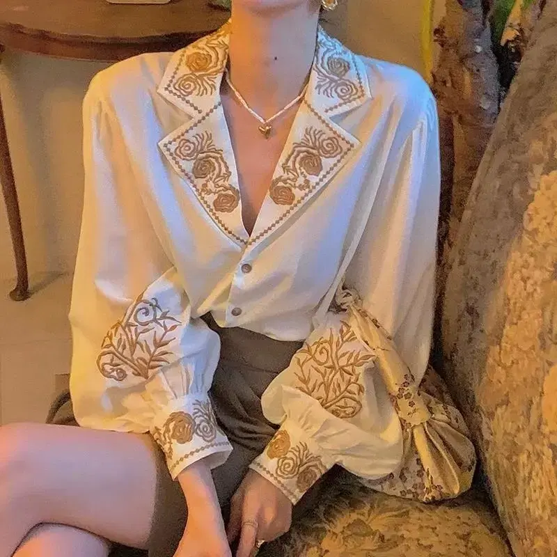 [Harajuku] Champagne Blouse