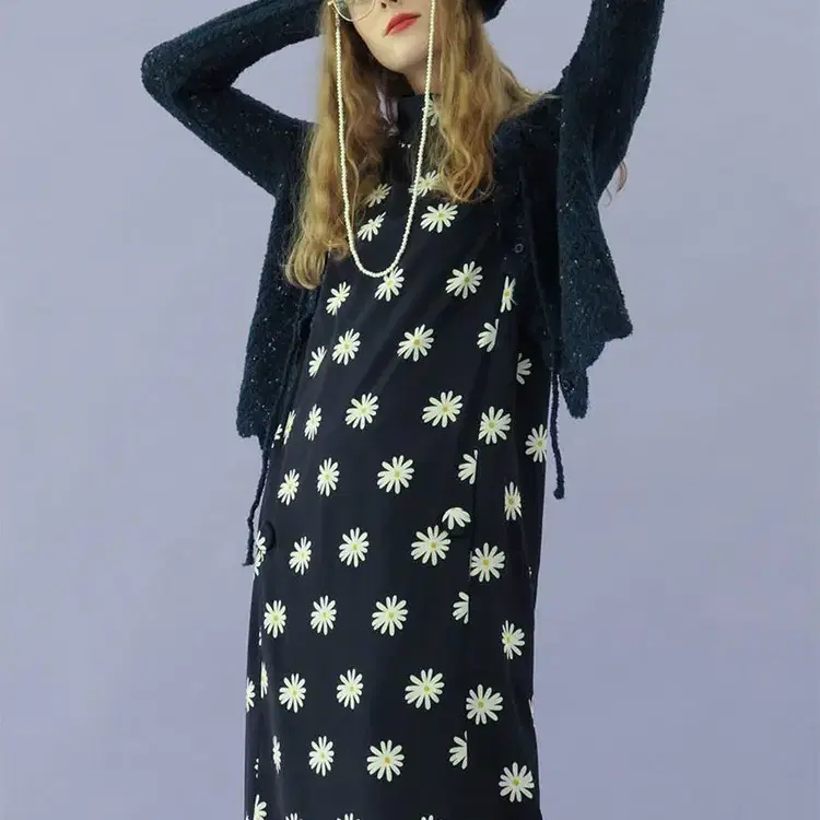 lmml egg flower line dress