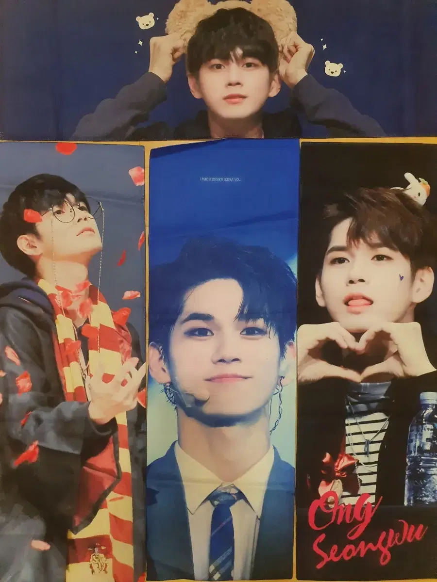 Reflections by Seongwu Ong, hologram slogan wts.