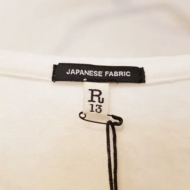 R13 알썰틴 JAPANESE FABRIC 프린지 포켓 티셔츠 C401