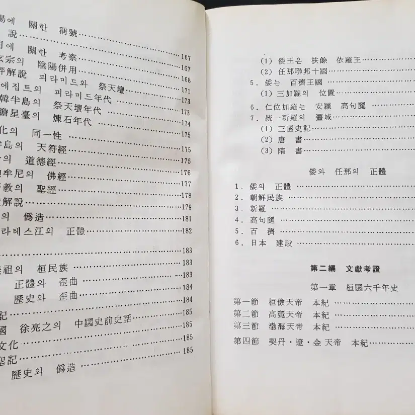 연구자료 희귀서적 환국역사개론 초판 1984년 8월 31일 발행