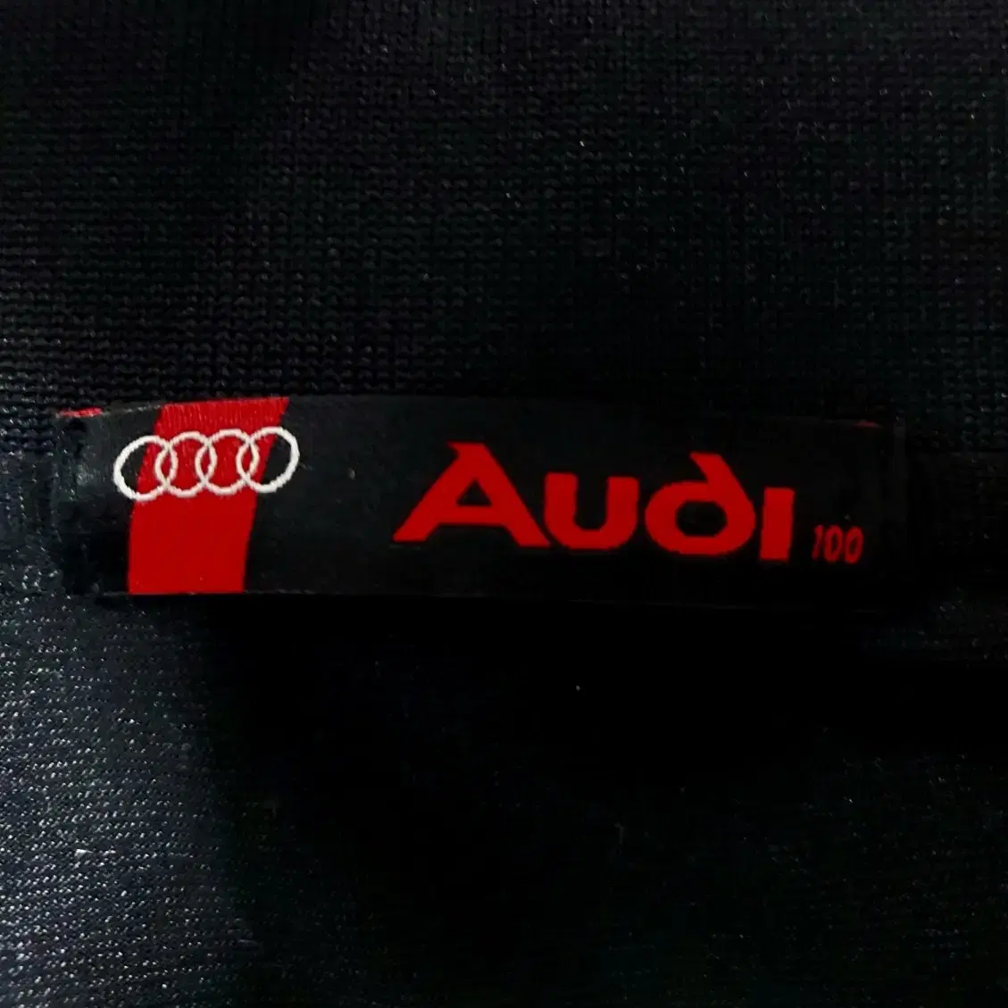 100)AUDI 반집업 긴팔카라티셔츠