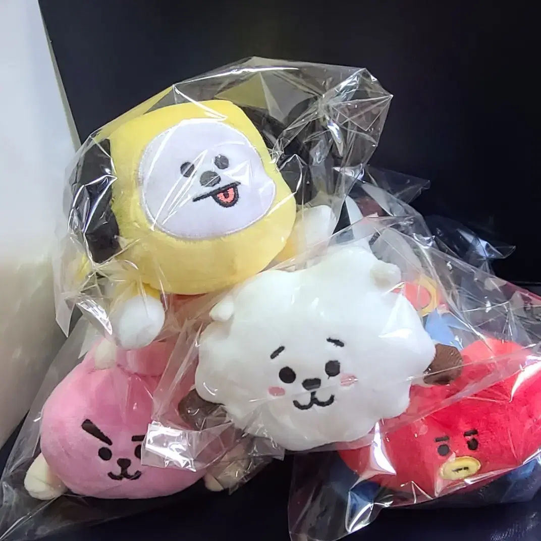 미개봉 새상품) 방탄 BT21 알제이 치미 타타 쿠키 필통