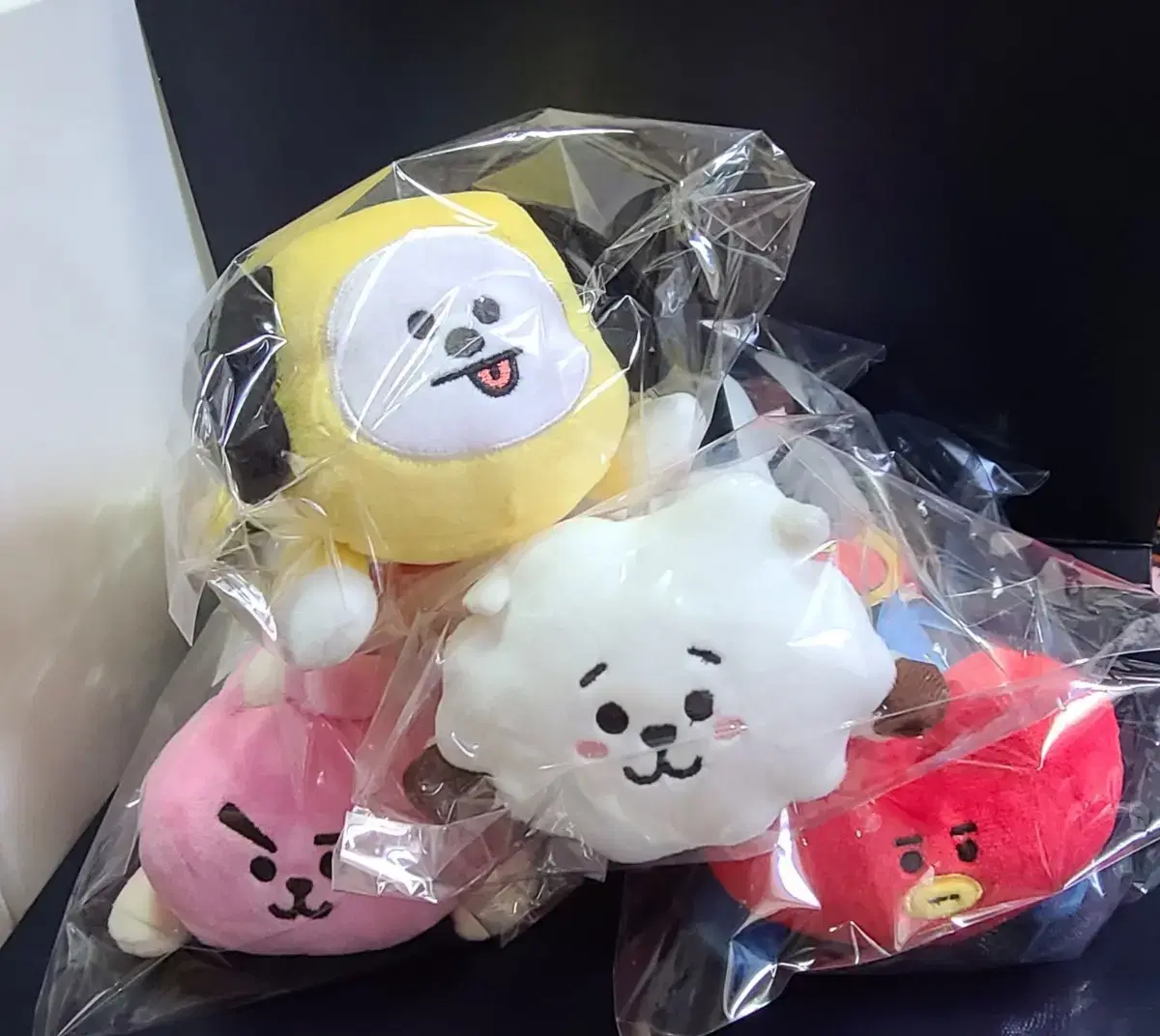 미개봉 새상품) 방탄 BT21 알제이 치미 타타 쿠키 필통