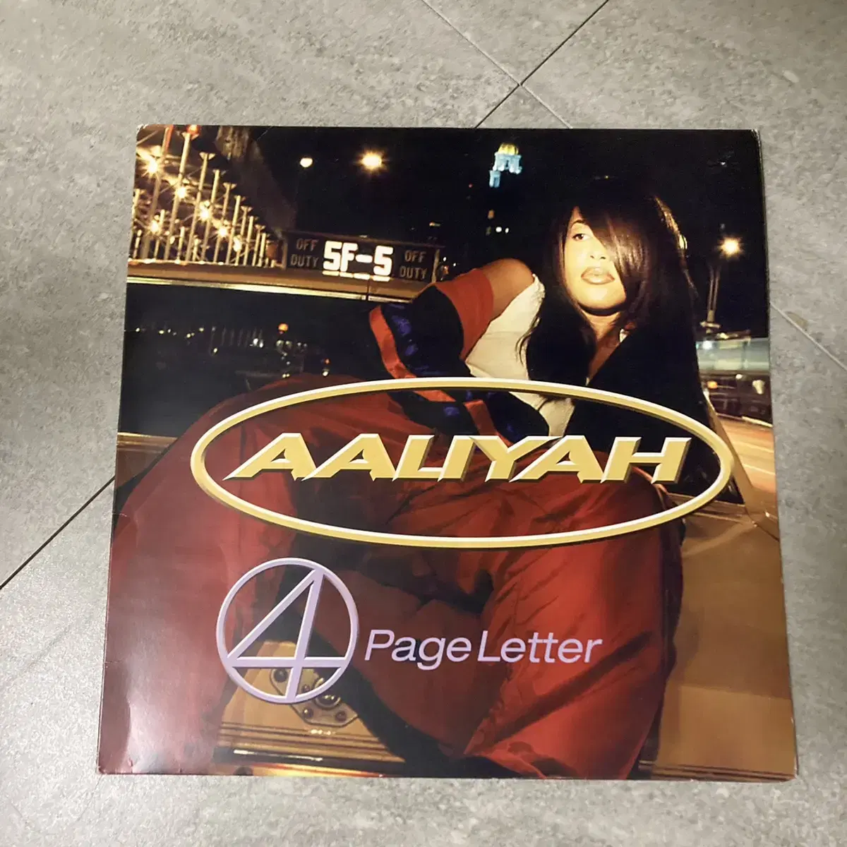 aaliyah 4 page letter lp 알리야