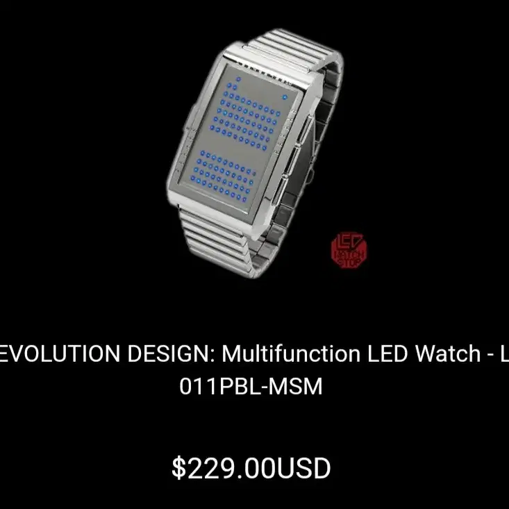  손목시계 LED Watch - L130-013BL-BSM  