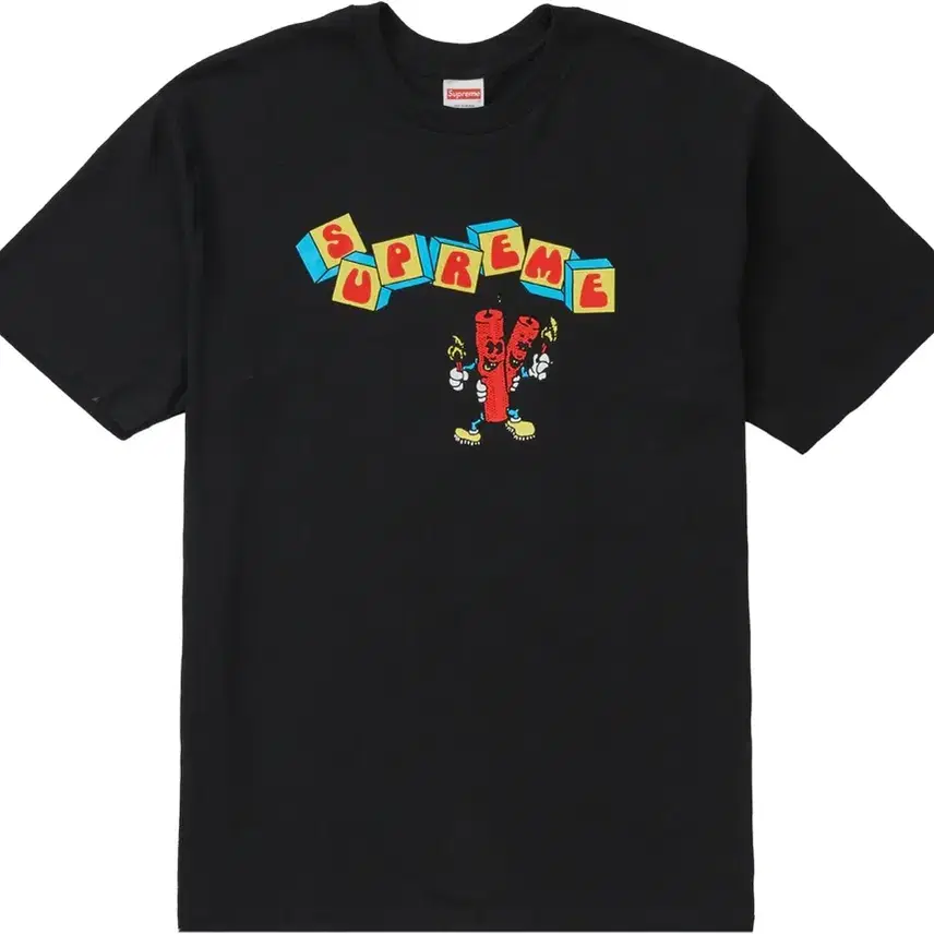 슈프림 다이너마이트 티 블랙 (supreme dynamite tee)