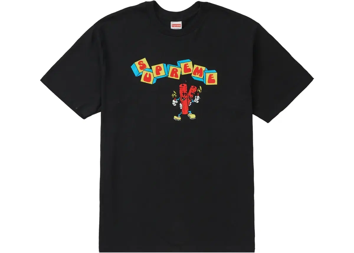 슈프림 다이너마이트 티 블랙 (supreme dynamite tee)