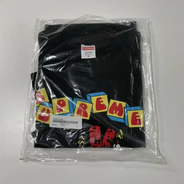 슈프림 다이너마이트 티 블랙 (supreme dynamite tee)