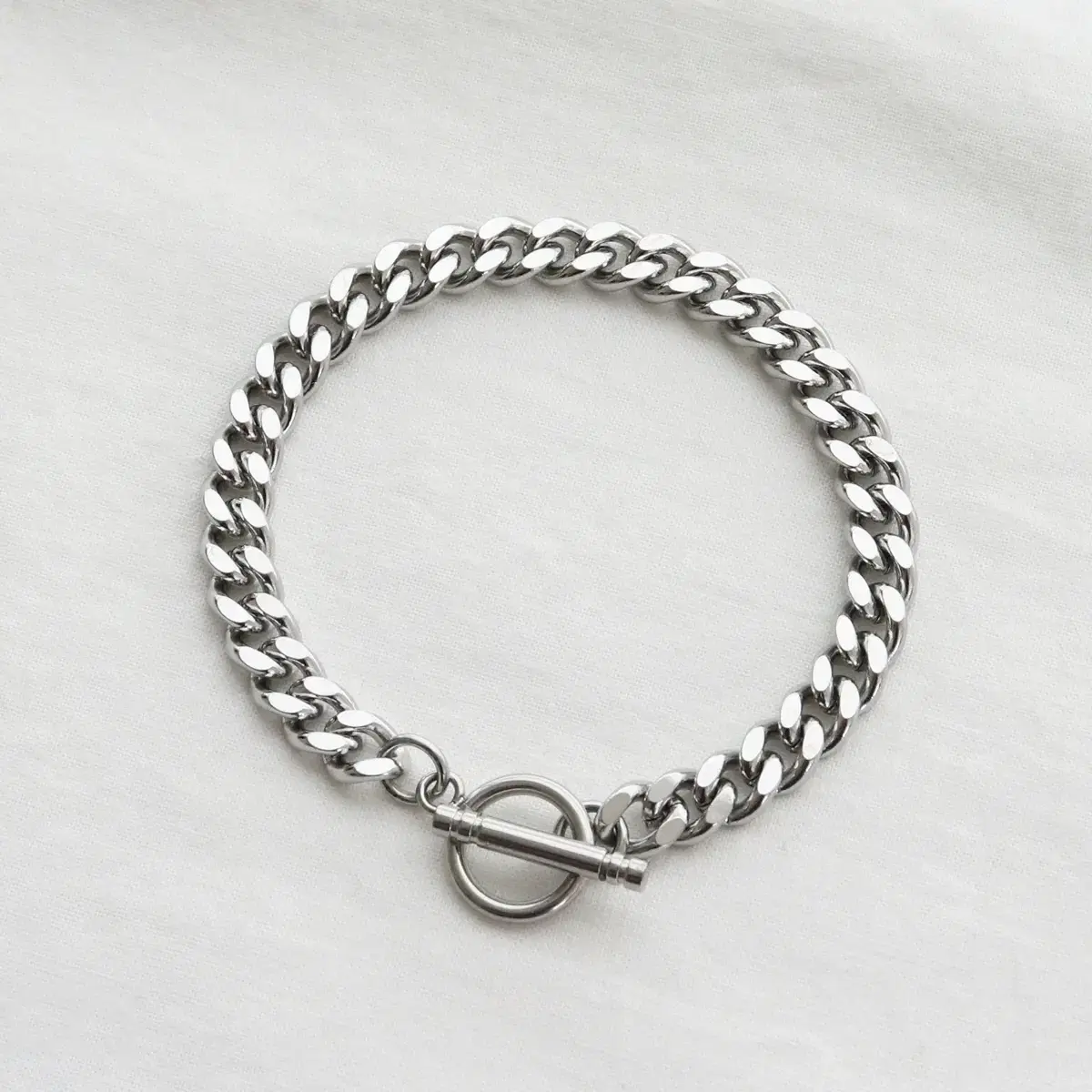 Surgical Steel Toggle Chain Bracelet Anklet (4mm / 7mm)