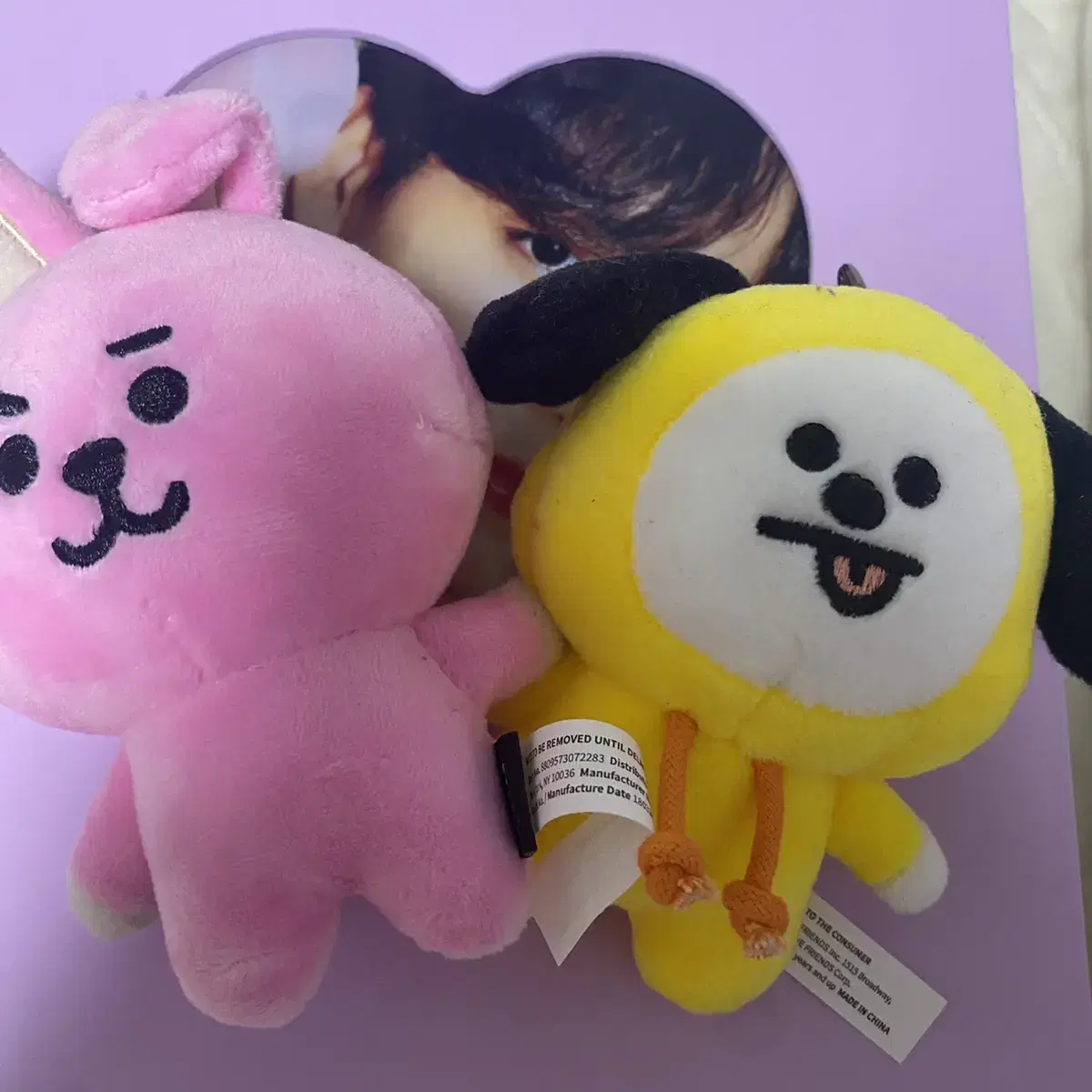 BT21 쿠키+치미 백참 인형 양도