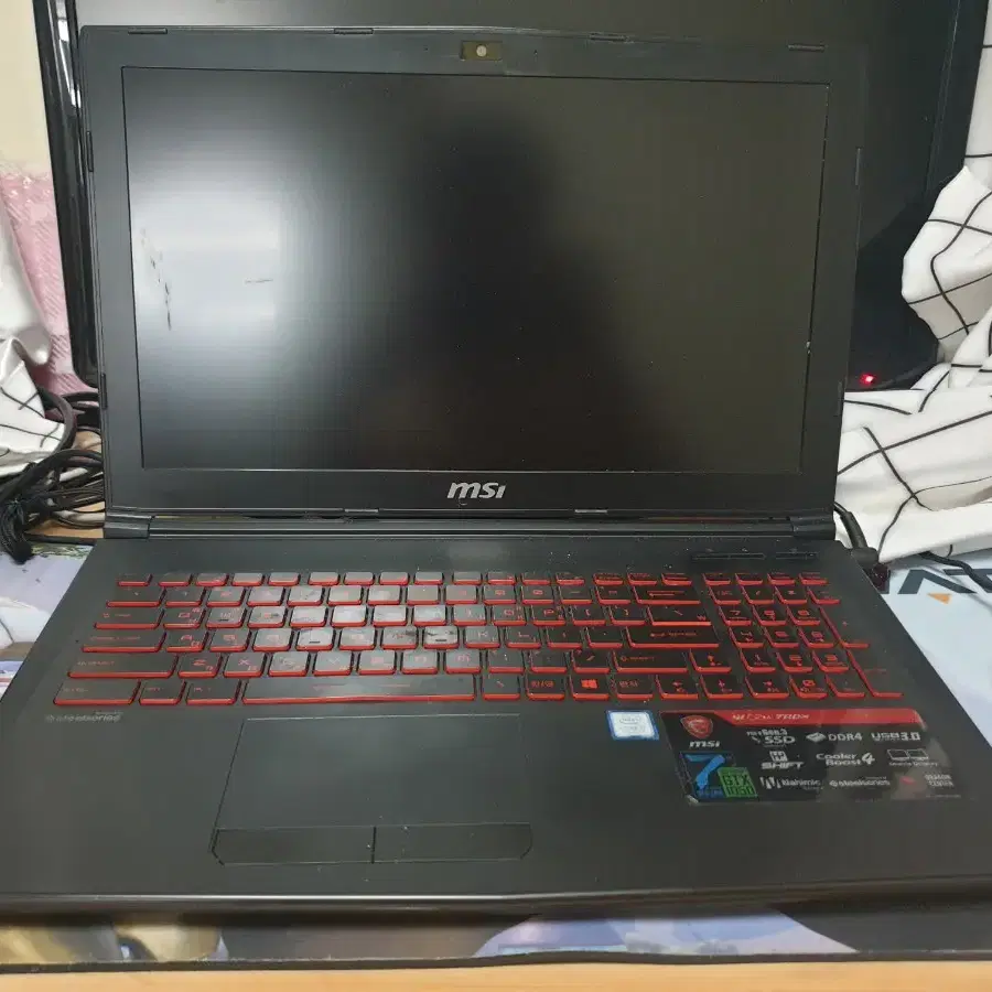 MSI GL62M 7RDX 노트북