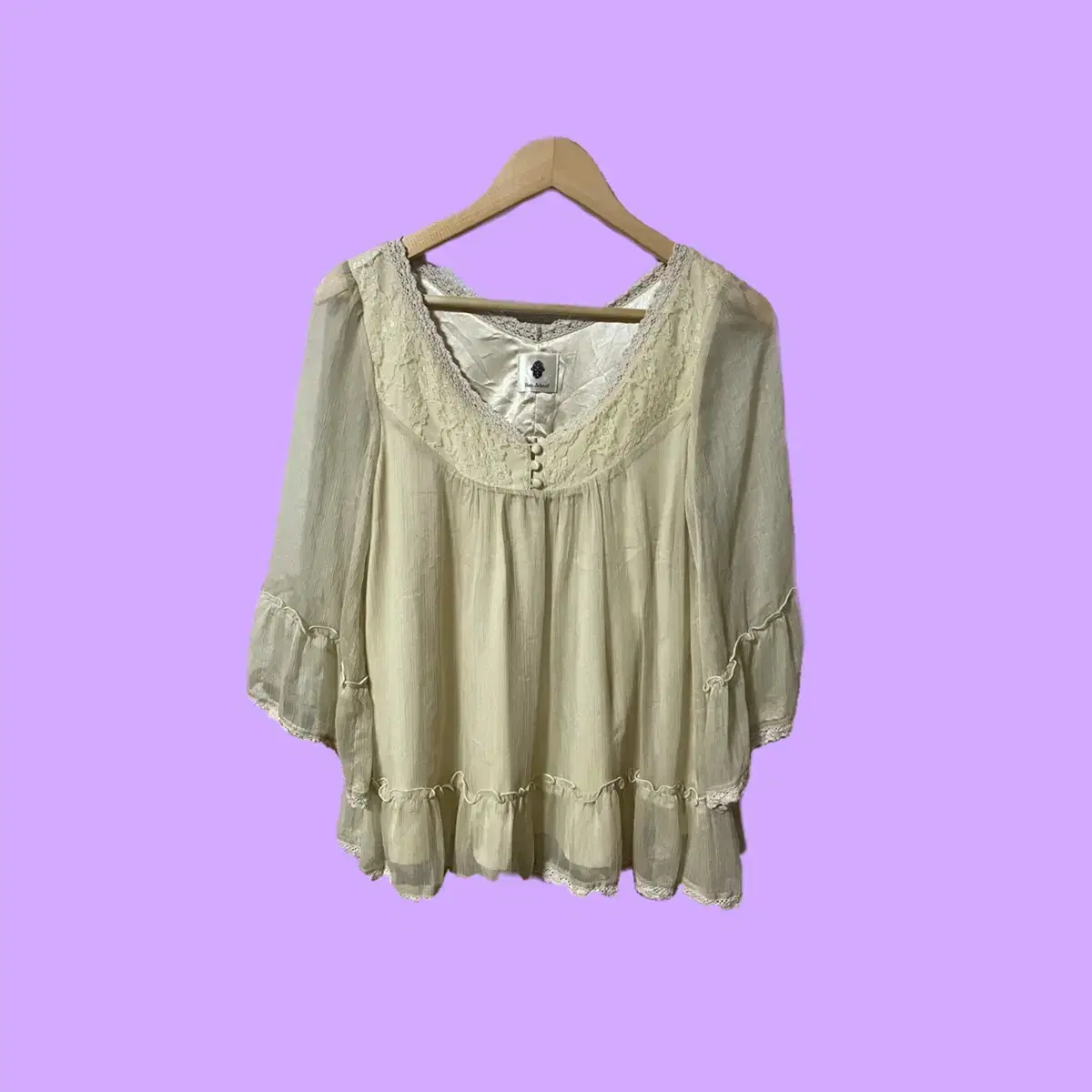 Today only sale) Vintage Mori Girl Blouse