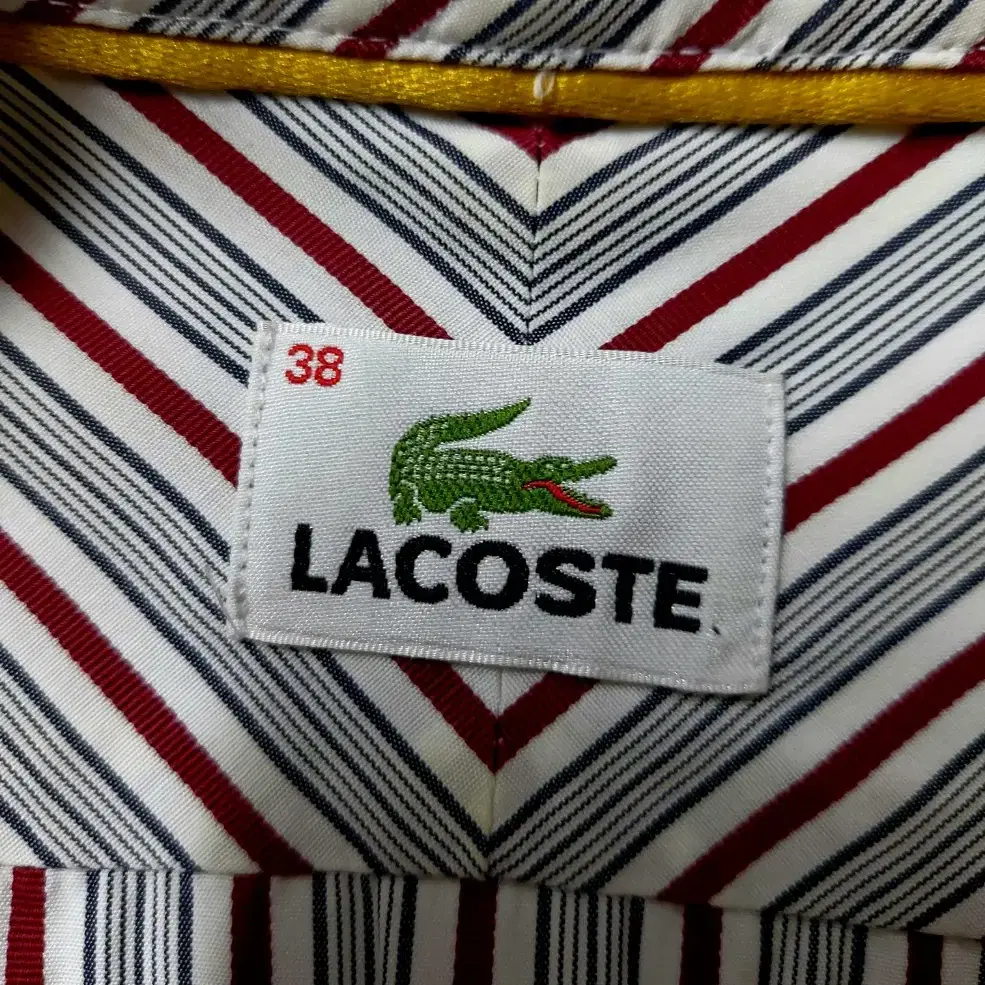 95~100)LACOSTE 라코스테  긴팔 스트라이프 남방셔츠