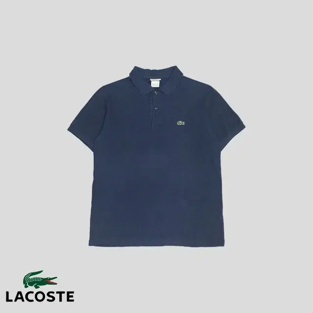 Lacoste Navy Cara Neck Short Sleeve T-shirt SIZE M