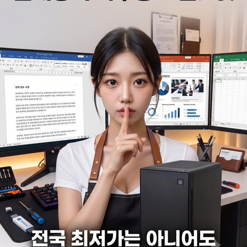 중고 컴퓨터 사무용 업무용 게임장 잘 나가는 제품들 싹 말아왔습니다