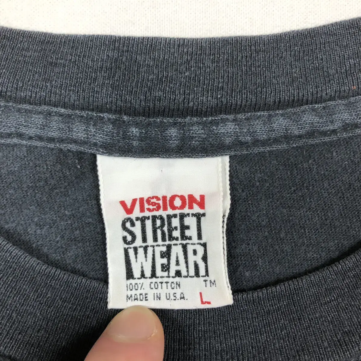 80s 87년도 비죵스트릿웨어 vision street wear 반팔티