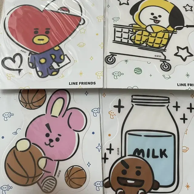 BT21 캐릭터 스티커