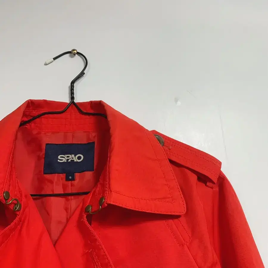 55사이즈/SPAO 스파오 딥오렌지 트렌치코트