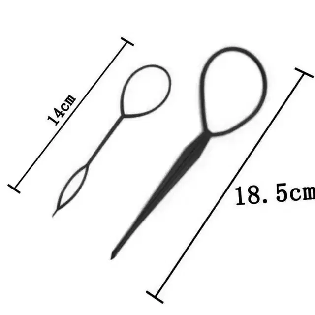 셀프웨딩소품 웨딩 한복 똥머리 올림머리핀 블랙 4개세트