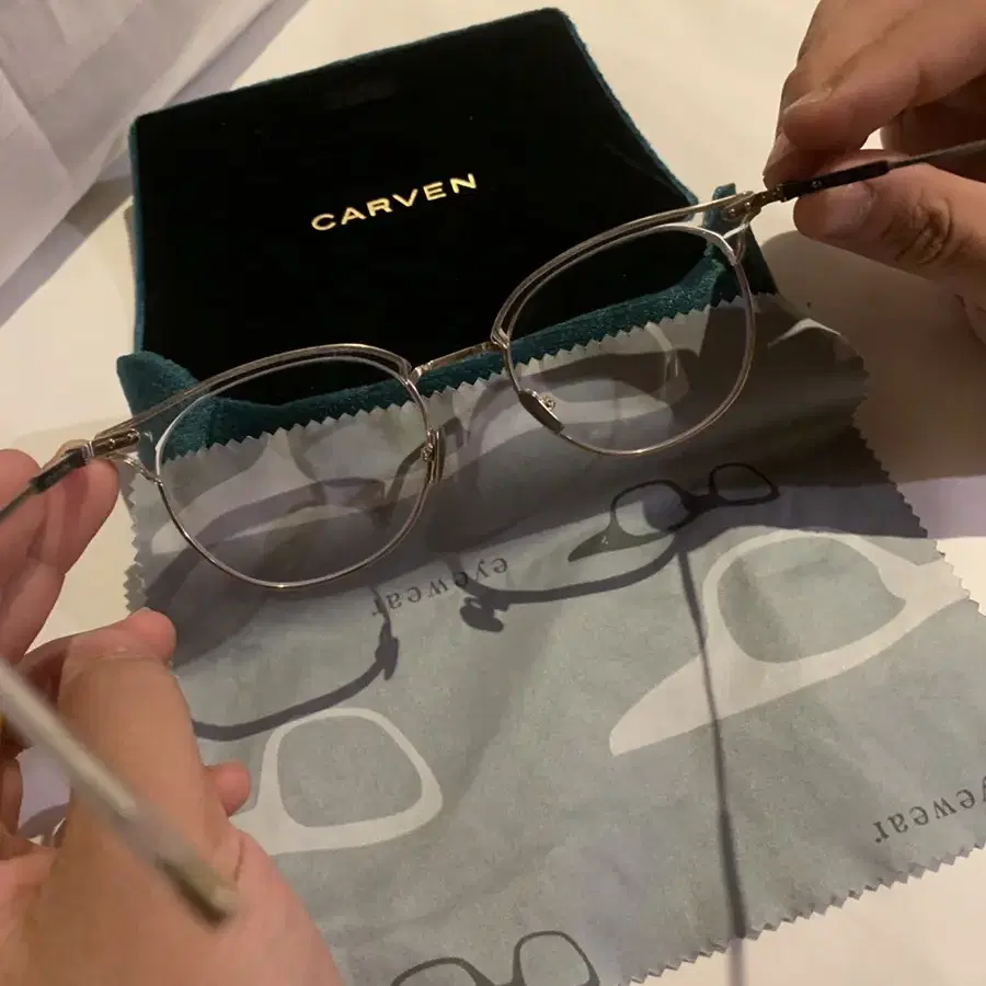 carven 안경 