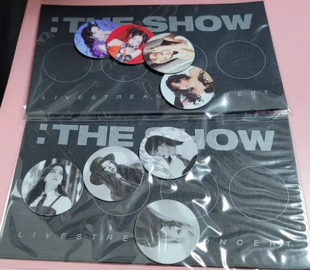 (미개봉)(SET)블랙핑크 블핑 THE SHOW DVD 더쇼 마그넷 자석