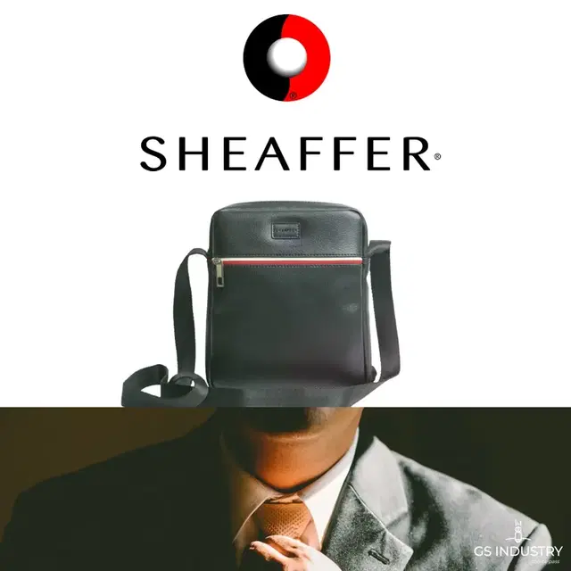 SHEAFFER ATTEST 경량서류가방 크로스백 블랙