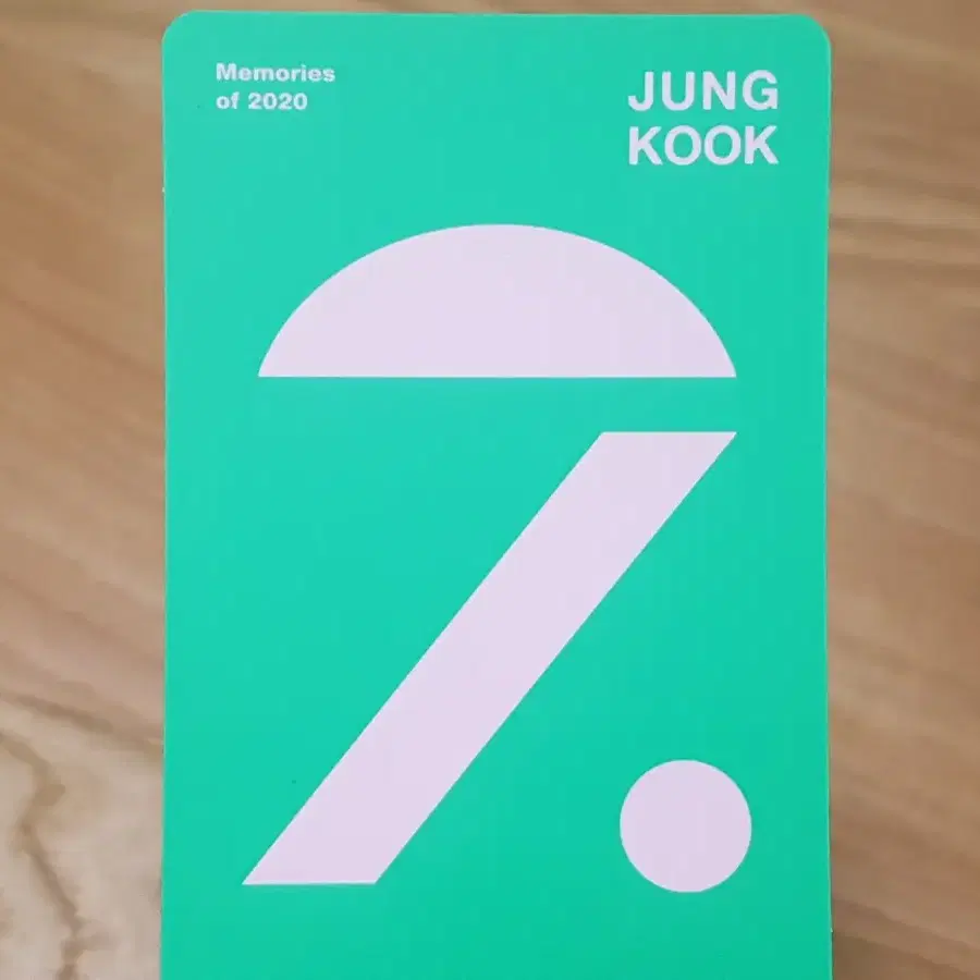 방탄소년단 2020 메모리즈 DVD 포카 ( 정국 )