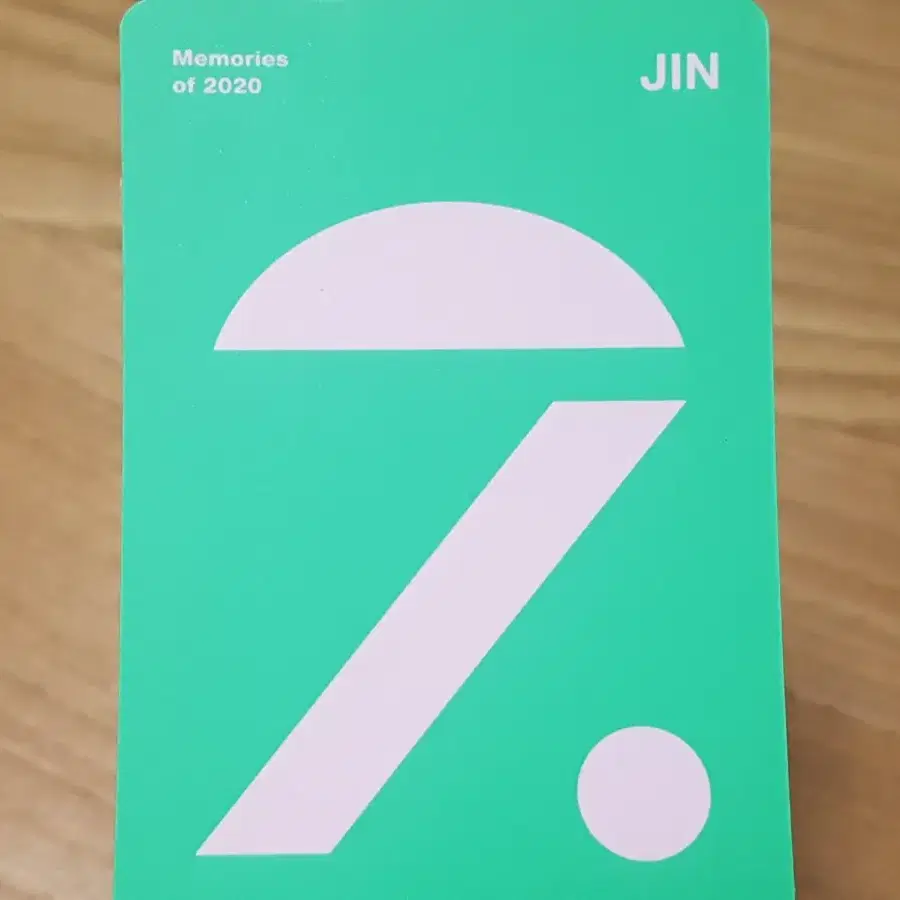 방탄소년단 2020 메모리즈 DVD 포카 ( 석진 )