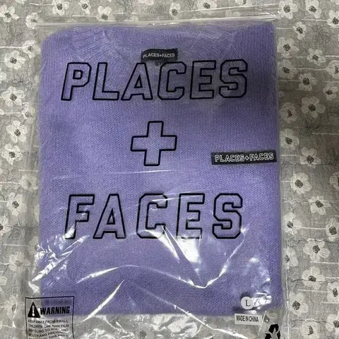 [L] Places + Faces 모헤어 니트 퍼플