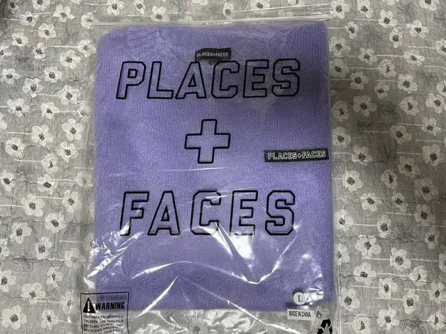 [L] Places + Faces 모헤어 니트 퍼플