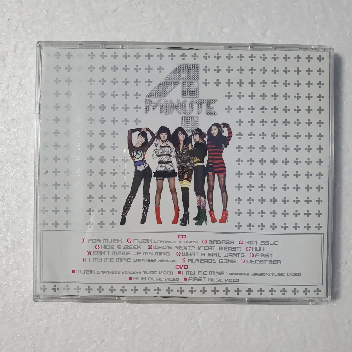 포미닛 4minute 일본 초회한정 앨범 CD DVD 중고