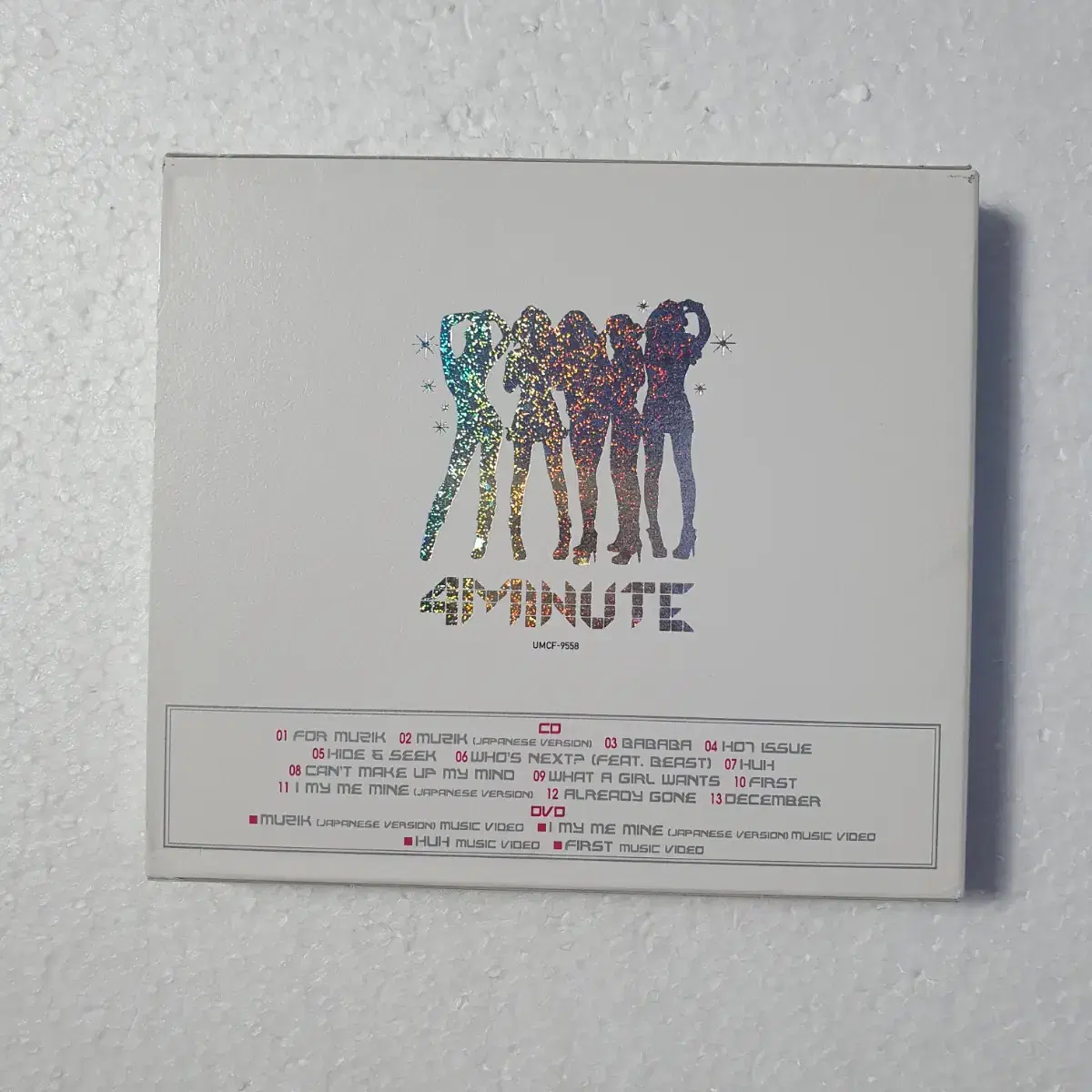 포미닛 4minute 일본 초회한정 앨범 CD DVD 중고